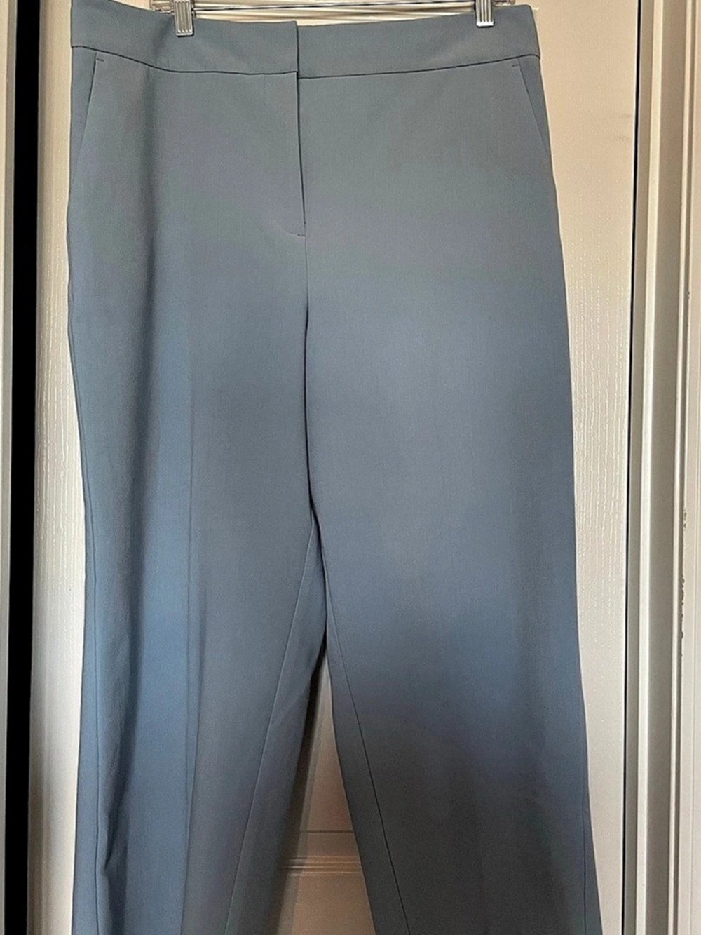 Ann Taylor Factory Slim Wide-Leg Pants in Blue Size 14 NWT